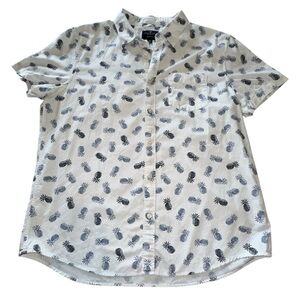 American Eagle Super Soft Short Sleeve Button Down Shirt